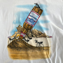 Load image into Gallery viewer, F- Vintage &#39;95 Budweiser Party Ants Graphic Single Stitch Tee
