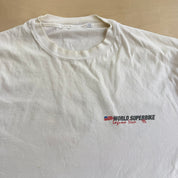 J- Vintage '96 World Super Bike Race Graphic Motorcycle Single Stitch Tee - XL