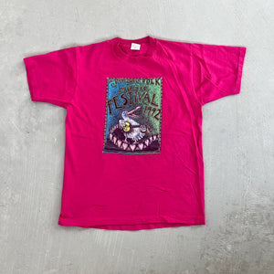 F- Vintage '92 Vancouver Folk Music Festival Graphic Single Stitch Tee