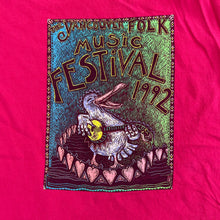 Load image into Gallery viewer, F- Vintage &#39;92 Vancouver Folk Music Festival Graphic Single Stitch Tee
