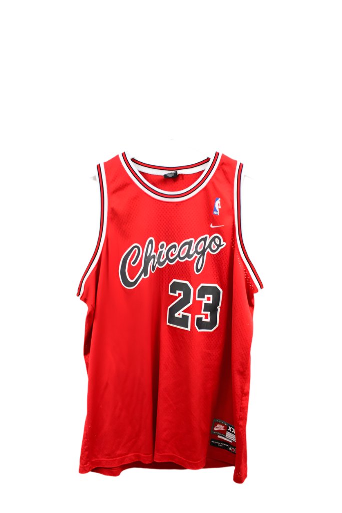 Z- Chicago Bulls Michael Jordan NBA Nike Team Jersey Red