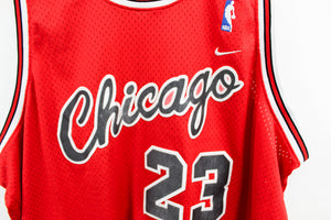 Z- Chicago Bulls Michael Jordan NBA Nike Team Jersey Red