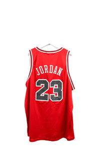 Z- Chicago Bulls Michael Jordan NBA Nike Team Jersey Red