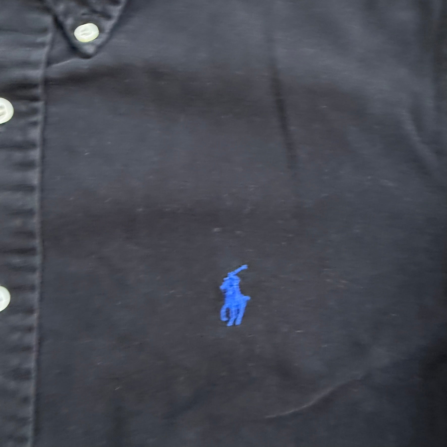 J- Vintage 90s Polo RL Embroidered Logo Button Down Shirt - M
