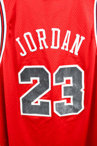 Z- Chicago Bulls Michael Jordan NBA Nike Team Jersey Red