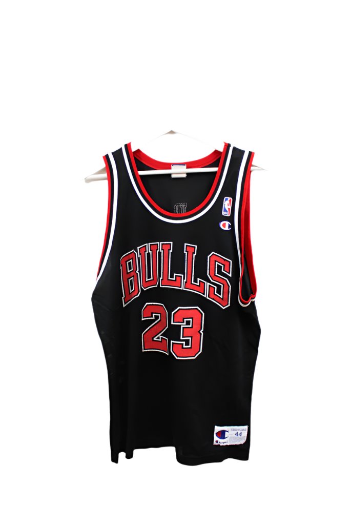 Z- Chicago Bulls Michael Jordan NBA Champion Jersey Black