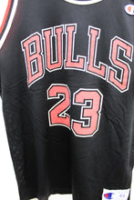 Load image into Gallery viewer, Z- Chicago Bulls Michael Jordan NBA Champion Jersey Black
