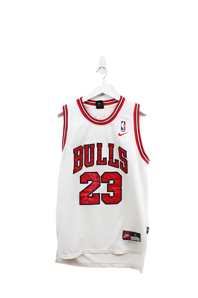 Z- Chicago Bulls Michael Jordan NBA Nike Team Jersey White