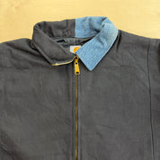J- Carhartt Reworked Black/Brown/Grey Collared Jacket - L