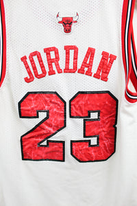 Z- Chicago Bulls Michael Jordan NBA Nike Team Jersey White