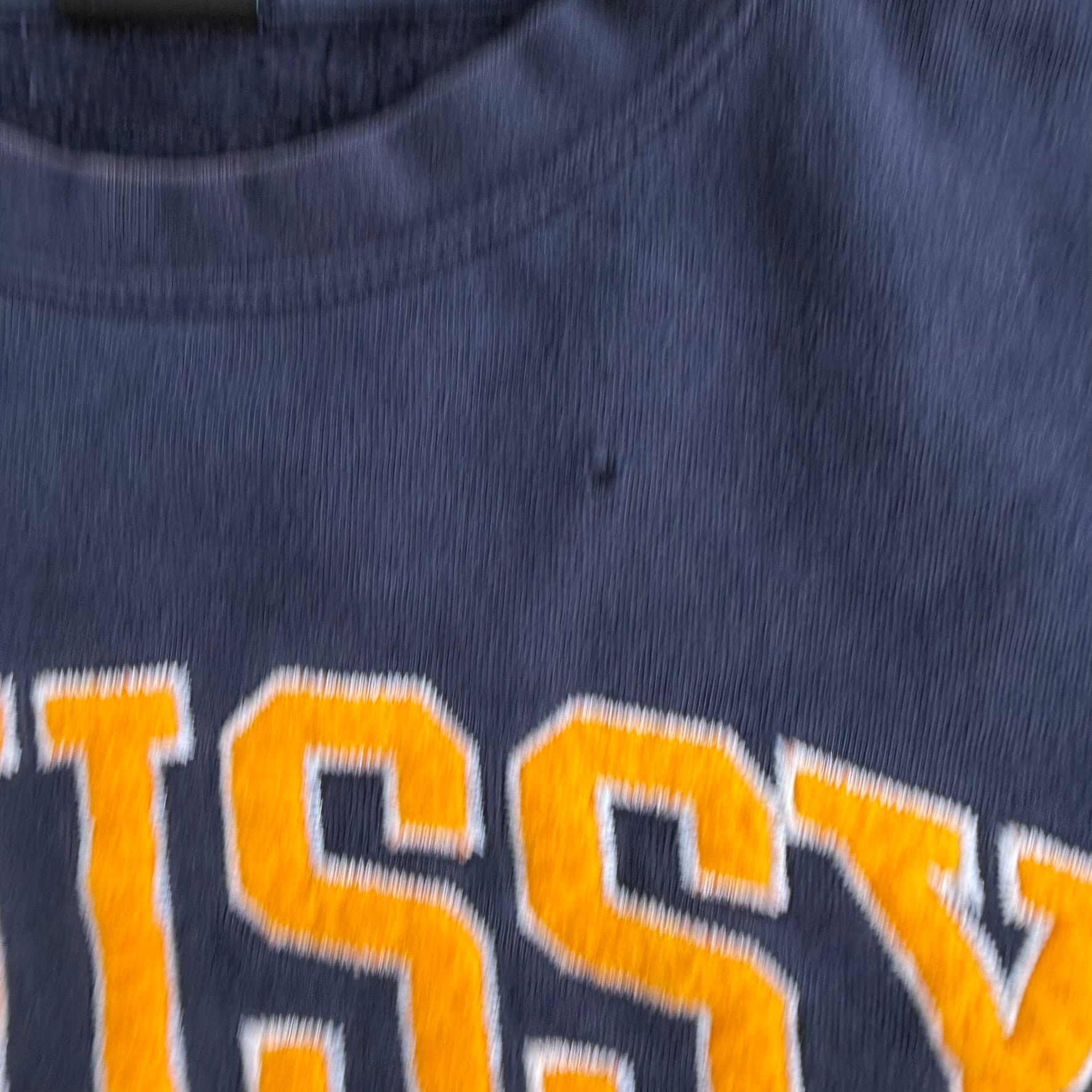 J- Vintage Stussy Chenille Embroidered Text Crewneck - M