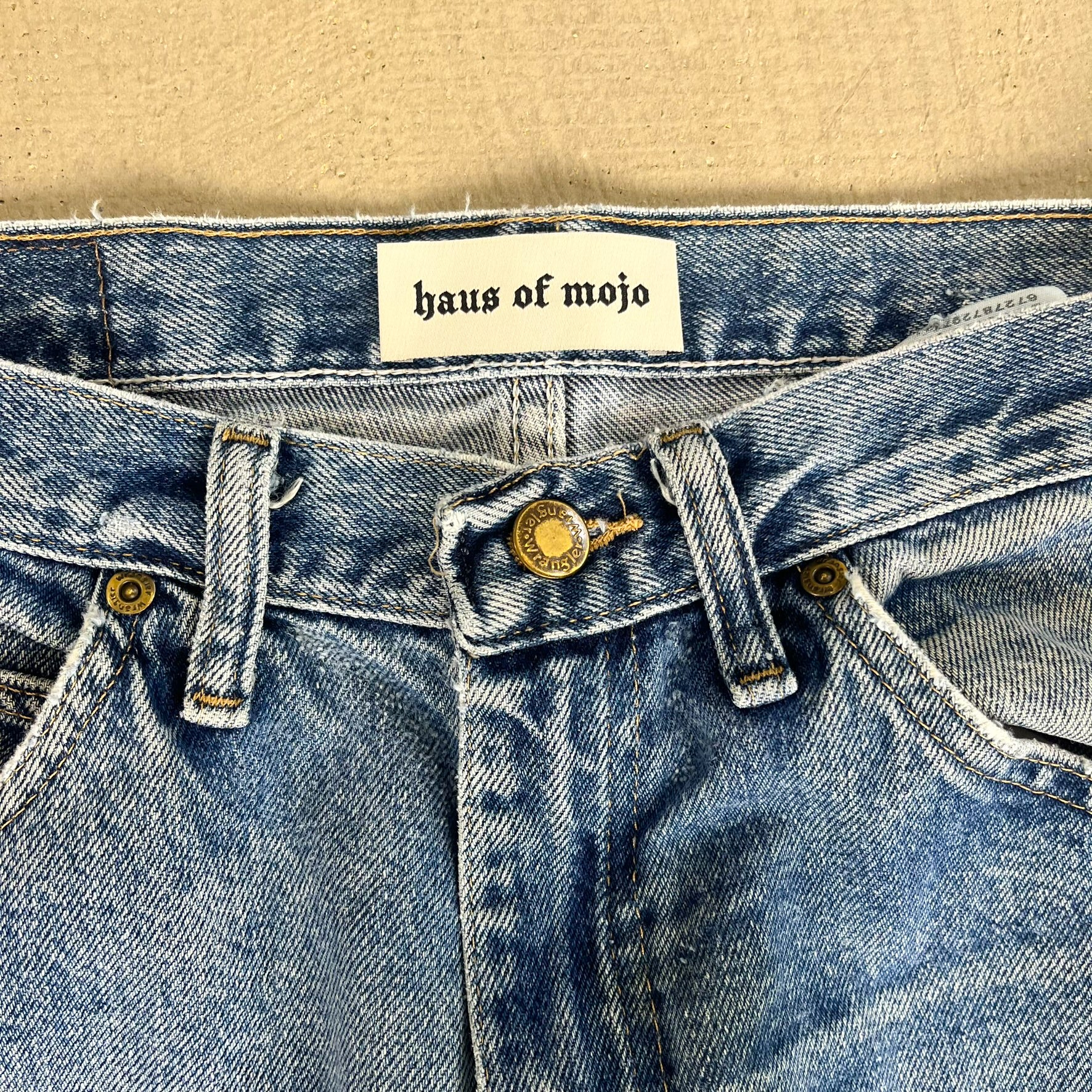 F- HOM Kiss/Tupac Wrangler Reworked Custom Jeans