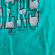 J- Vintage '89 Saskatchewan Roughriders CFL Grey Cup Champions Single Stitch Tee - L