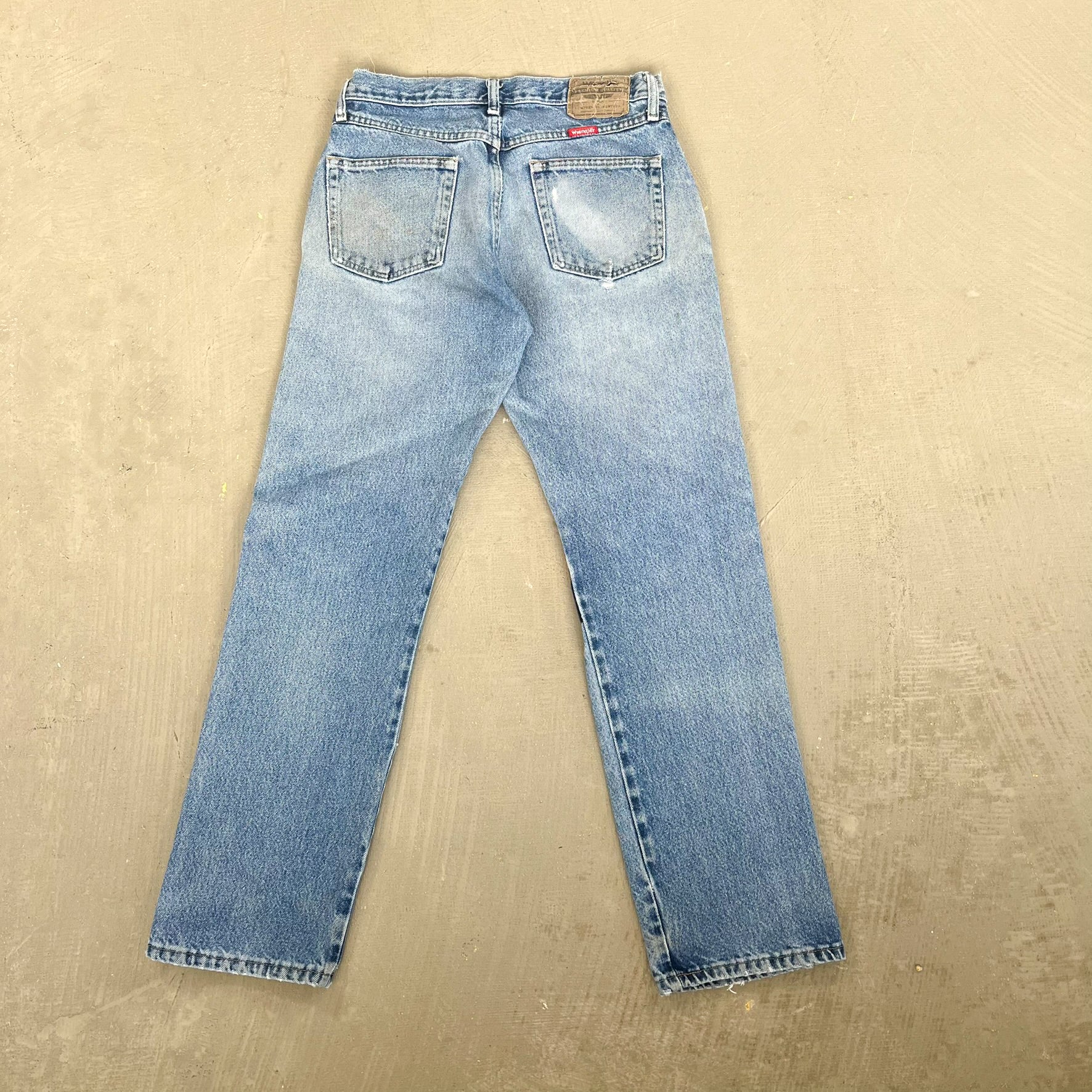 F- HOM Kiss/Tupac Wrangler Reworked Custom Jeans
