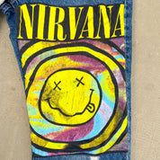 F- HOM Nirvana Levi's 501 Reworked Custom Jeans