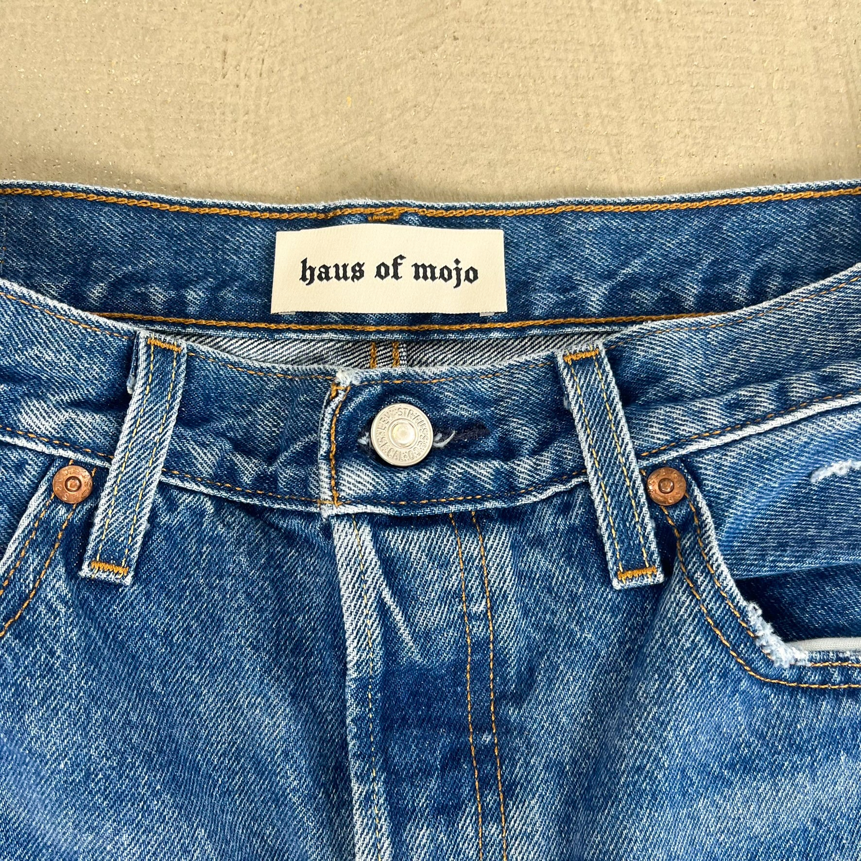 F- HOM Nirvana Levi's 501 Reworked Custom Jeans