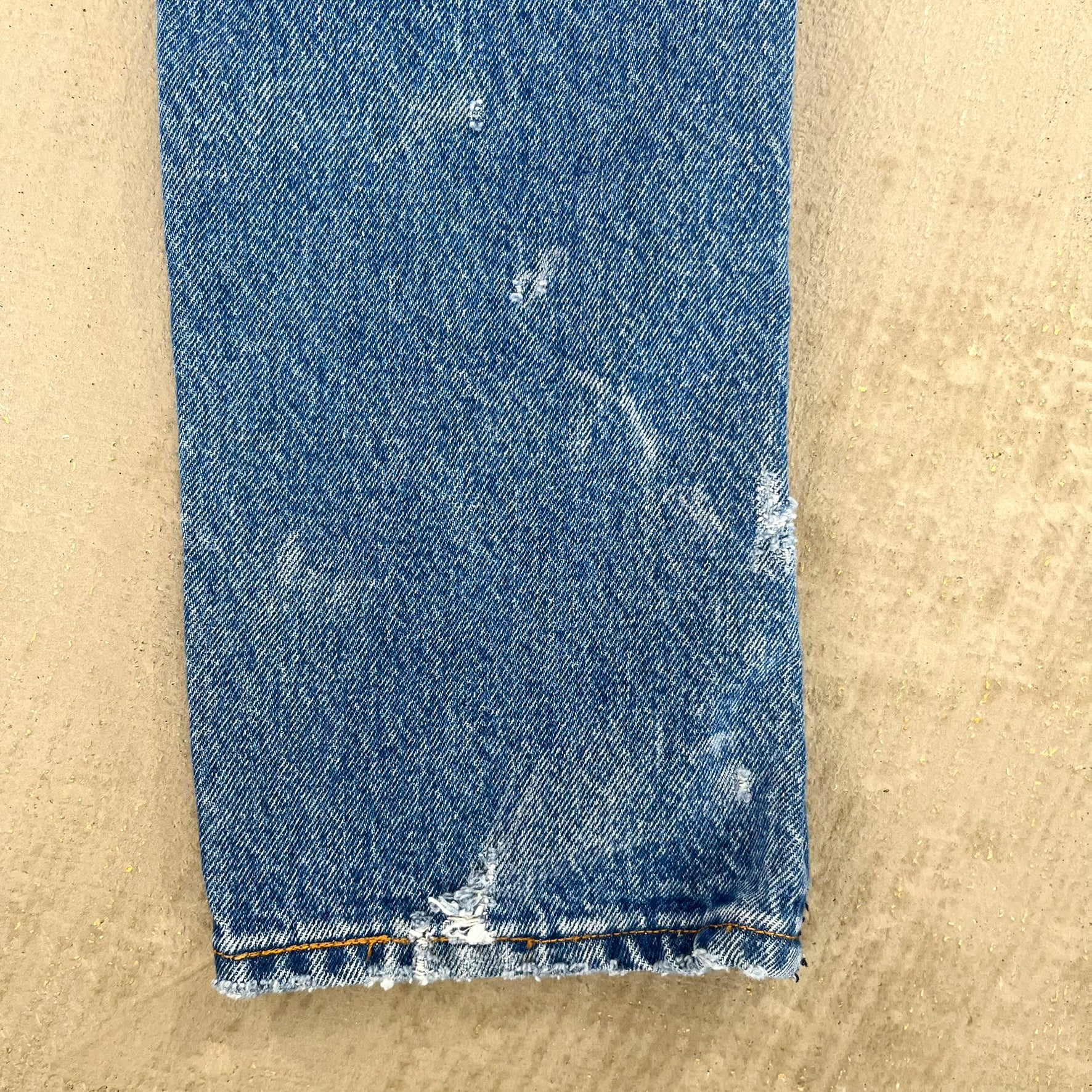 F- HOM Nirvana Levi's 501 Reworked Custom Jeans