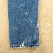 F- HOM Nirvana Levi's 501 Reworked Custom Jeans
