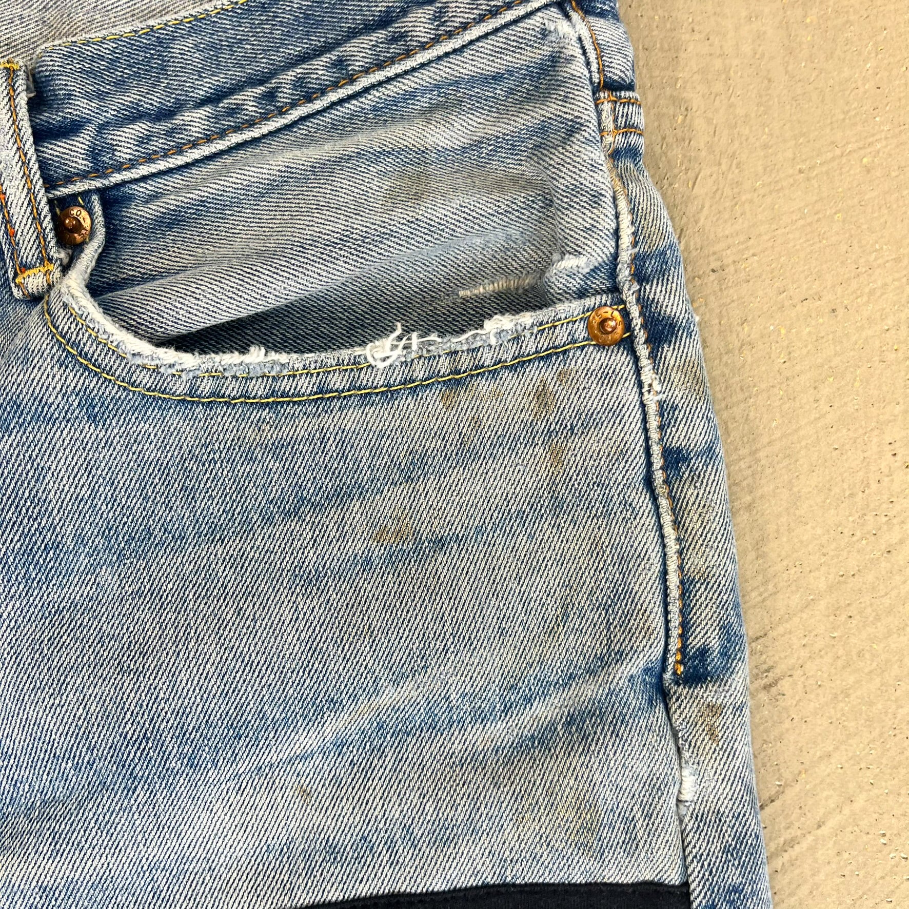 F- HOM Metallica/Tupac Levi's 550 Reworked Custom Jeans