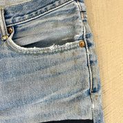 F- HOM Metallica/Tupac Levi's 550 Reworked Custom Jeans