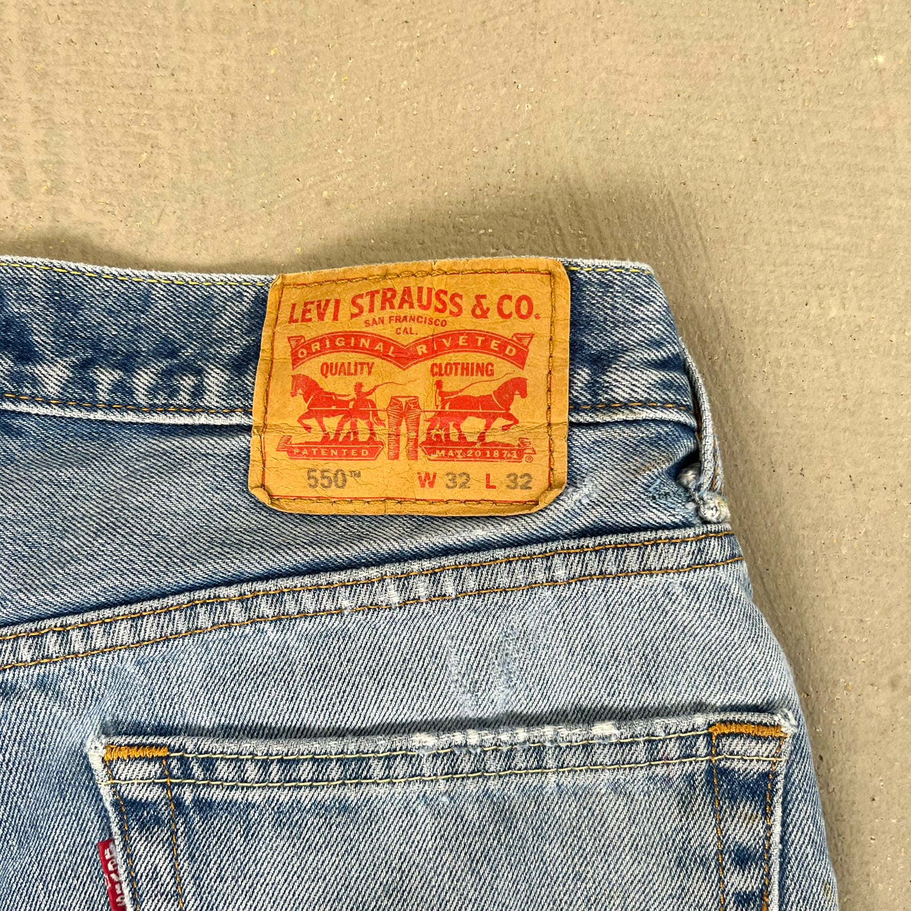F- HOM Metallica/Tupac Levi's 550 Reworked Custom Jeans