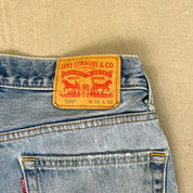 F- HOM Metallica/Tupac Levi's 550 Reworked Custom Jeans