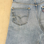 F- HOM Metallica/Tupac Levi's 550 Reworked Custom Jeans