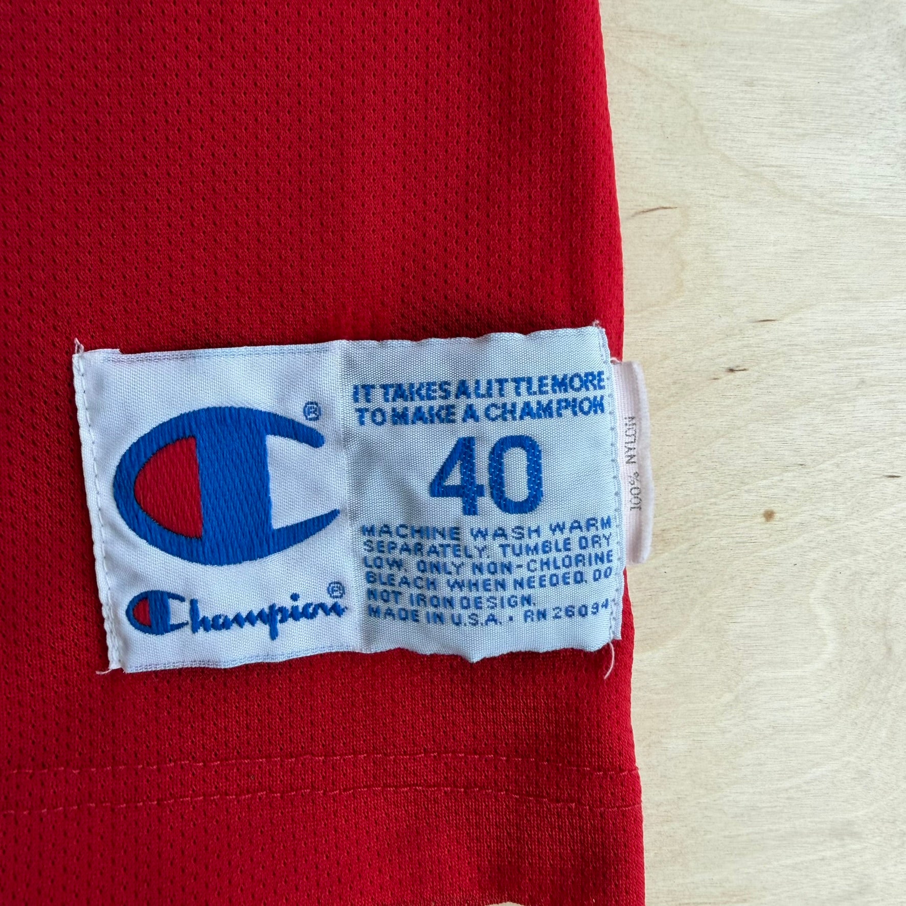 J- Vintage Chicago Bulls Michael Jordan NBA Champions Made In USA Basketball Jersey - 40 (fits M)