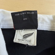 Vintage New Zealand All Blacks Embroidered Logo Long Sleeve Rugby Shirt - XL