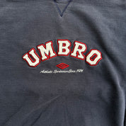 J- Vintage Umbro Embroidered Logo Text Crewneck - M