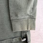 J- Vintage LL Bean Olive Green Long Sleeve Rugby Shirt - M