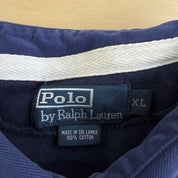 Vintage Polo RL Embroidered Equestrian Crest Long Sleeve Rugby Shirt - XL