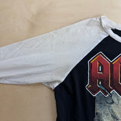 J- '13 AC/DC Blow Up Your Video World Tour Reprint Raglan Tee - M