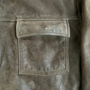 Vintage Gap Brown Zip Up Leather Jacket - L