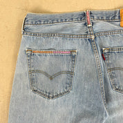 F- HOM PEACE Levi's 501 Reworked Custom Jeans