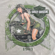 J- Vintage '11 Harley Davidson Marrysville WA Graphic Tee - XL