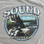 J- Vintage '11 Harley Davidson Marrysville WA Graphic Tee - XL