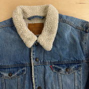 Levi's Type III Sherpa Lined Denim Trucker Jacket - XL