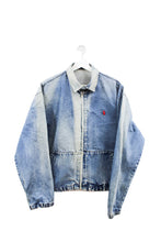 Load image into Gallery viewer, Z- Vintage Polo Ralph Lauren Zip Up Denim Bomber Jacket
