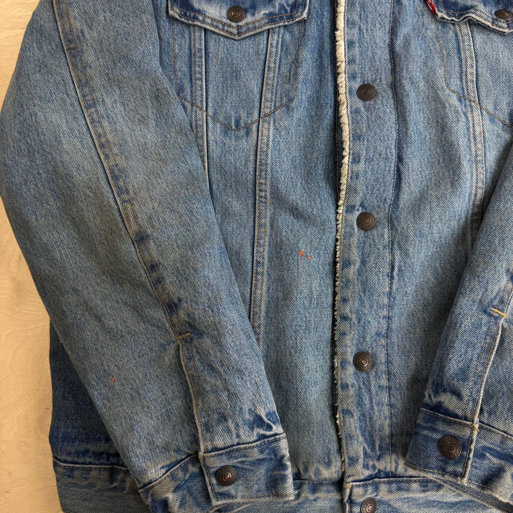 Levi's Type III Sherpa Lined Denim Trucker Jacket - XL