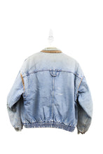 Load image into Gallery viewer, Z- Vintage Levi’s Silver tab Zip Up Denim Bomber Jacket
