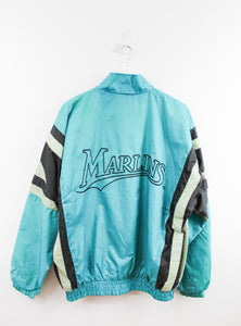 Vintage MLB Marlins Zip Up Windbreaker