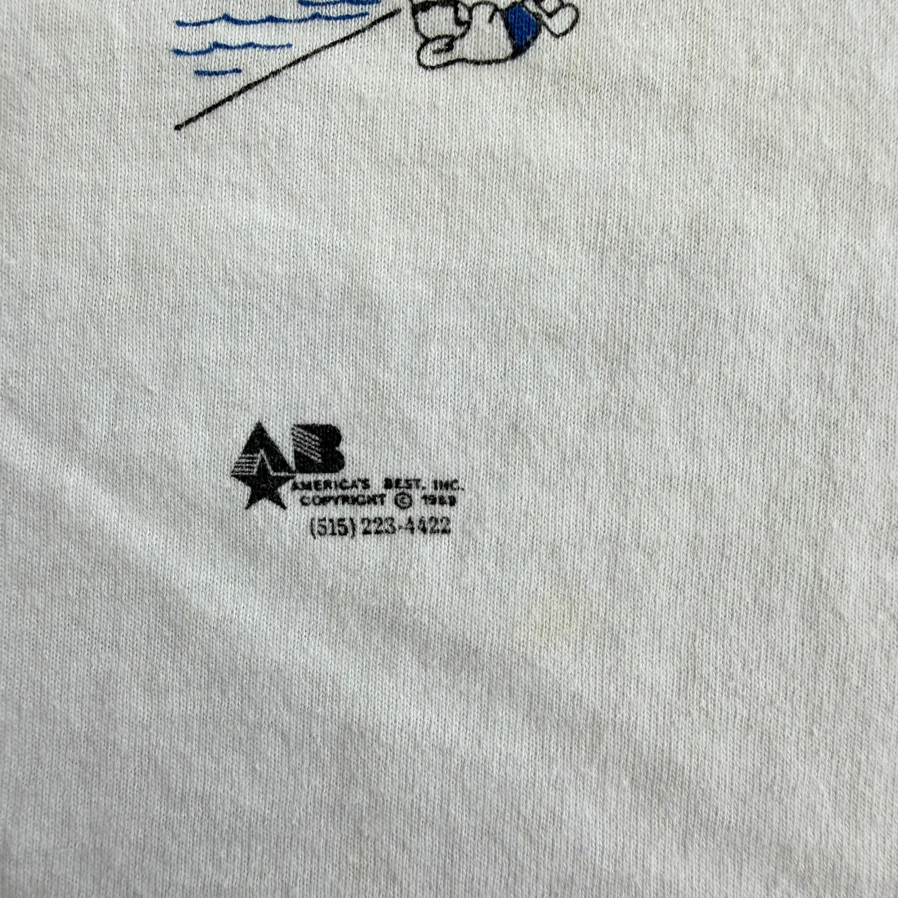J- Vintage '89 Fair Haven, Ma. Landmarks Graphic Made In USA Single Stitch Tee - L
