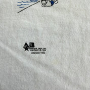 J- Vintage '89 Fair Haven, Ma. Landmarks Graphic Made In USA Single Stitch Tee - L