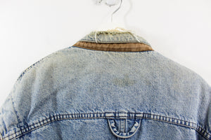 Z- Vintage Levi’s Silver tab Zip Up Denim Bomber Jacket