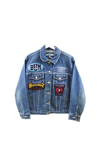 Z- Vintage B.U.M Equipment Patches Denim Jacket