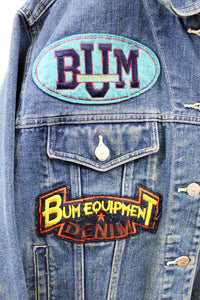 Z- Vintage B.U.M Equipment Patches Denim Jacket