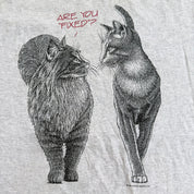 J- Vintage '93 Nashville HEP Cat Are You Fixed? Cat Graphic Made In USA Single Stitch Tee - L