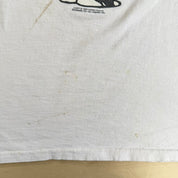 Vintage 90s Peanuts Lucy I Love Mankind Graphic Made In USA Single Stitch Tee - XL