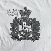 J- Vintage Disney Mickey Mouse Royal American Mounted Police Graphic Raglan Tee - L (fits M)